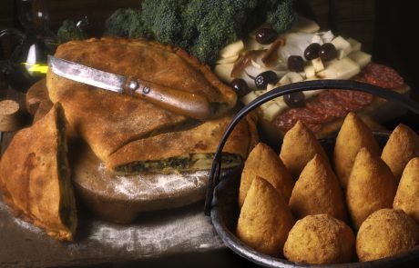 Arancini e scacciate