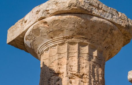 Parco archeologico di Selinunte - dettaglio capitello