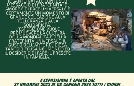 locandina esposizione presepi