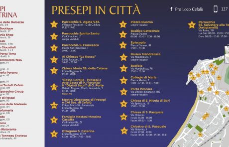 La via dei presepi Cefalu