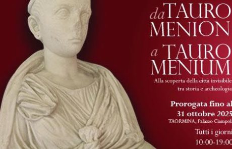 Mostra Archeologica e Multimediale “Da Tauromenion a Tauromenium” Credits: https://www.facebook.com/parconaxostaormina/