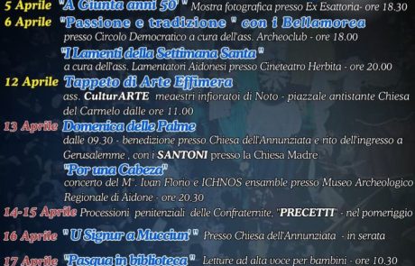 Pasqua 2025 Aidone - credits